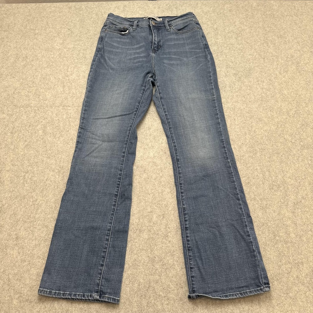 Levi's 512 Bootcut Jeans Womens 10 (26x29) Blue Slimming Stretch Denim